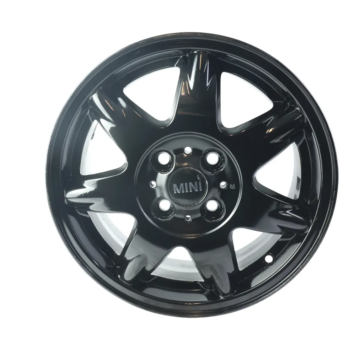 Mini R50 R55 R56 Jante Alliage Noir 15" 5,5J ET:45 Rayons Delta 96 - SKU 6768972-5 - Numéro de pièce 6768972