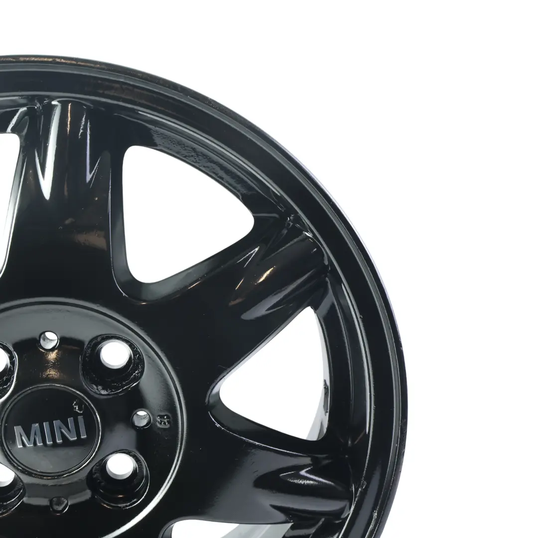 Mini R50 R55 R56 Jante Alliage Noir 15" 5,5J ET:45 Rayons Delta 96 - SKU 6768972-5 - Numéro de pièce 6768972