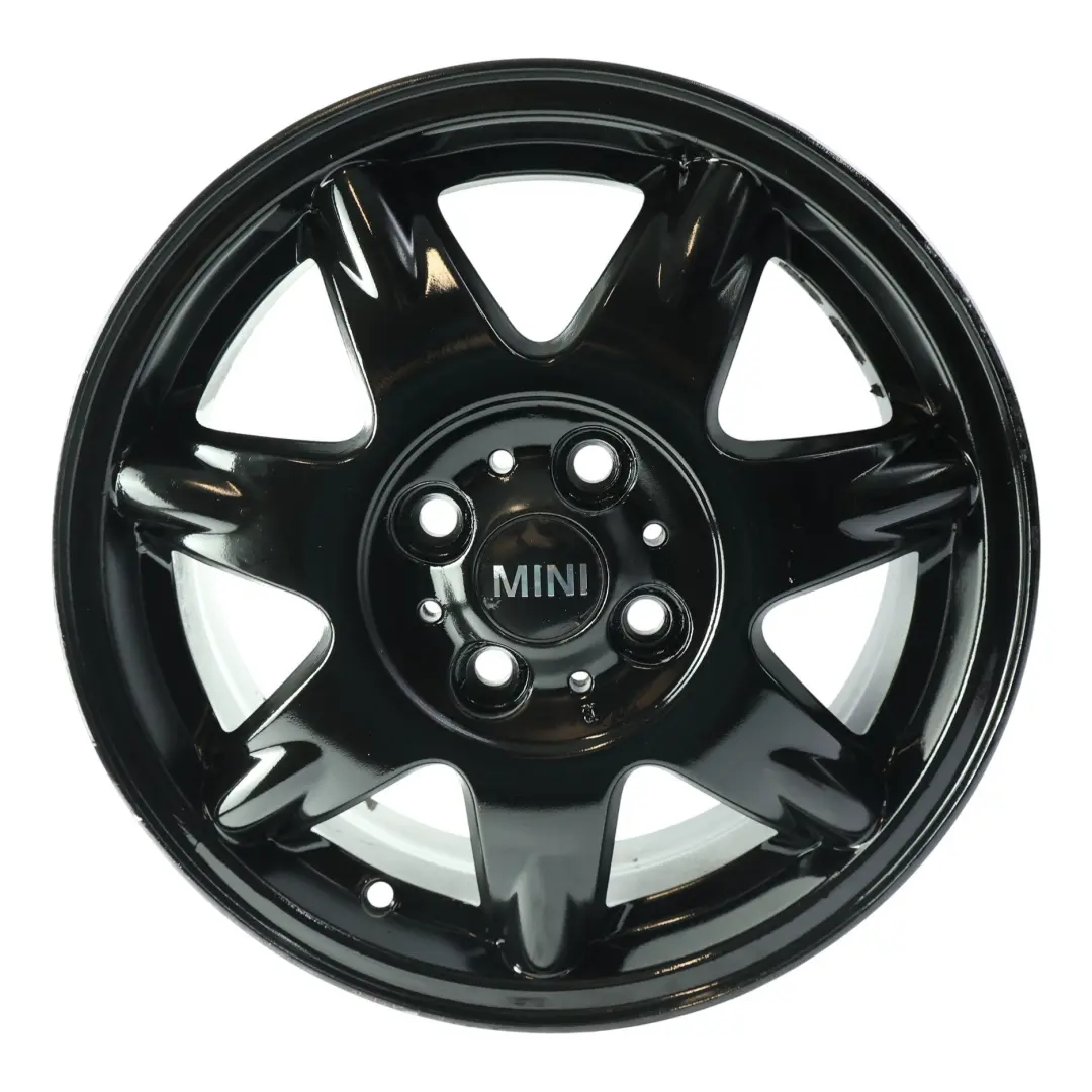 Mini R50 R55 R56 Llanta Aleación Negro 15" 5.5J ET:45 Radios Delta 96 - SKU 6768972-6 - Número de pieza 6768972