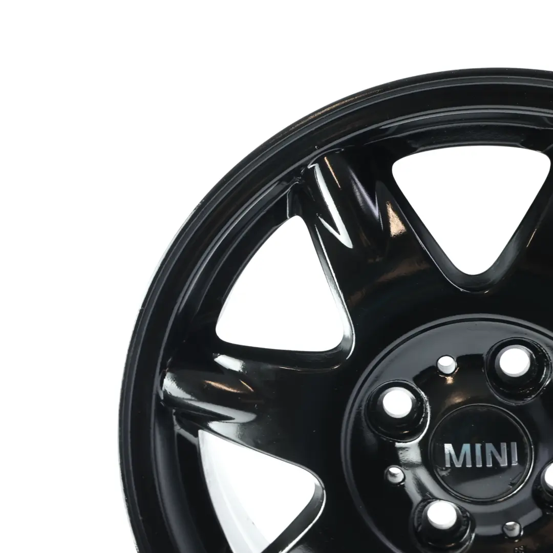 Alloy Wheel Rim Black 15" 5,5J ET:45 Delta Spoke 96 to Mini R50 R55 R56 with Part number 6768972 Mini R50 R55 R56 Alloy Wheel Rim Black 15" 5,5J ET:45 Delta Spoke 96 - SKU 6768972-6 - Part number 6768972