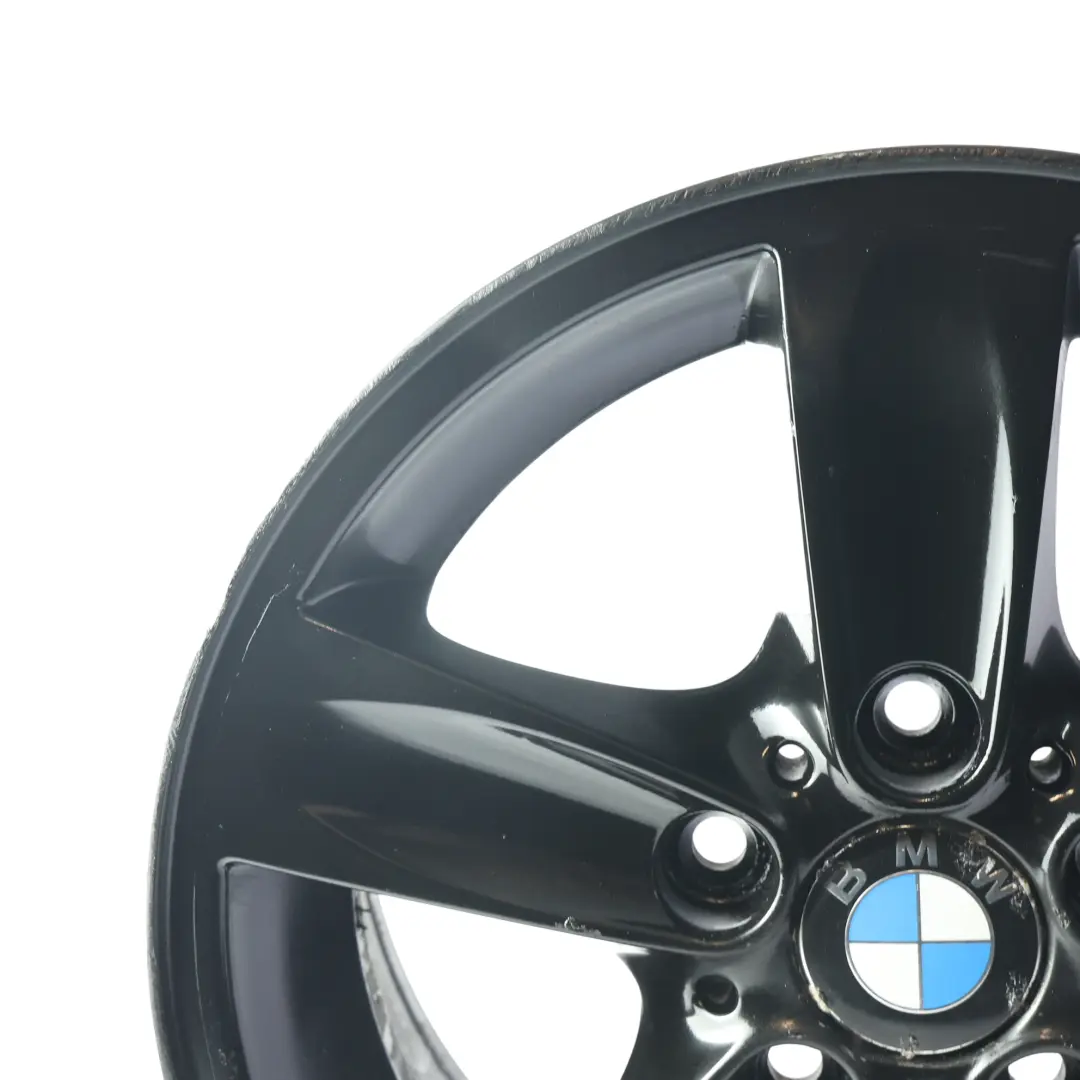 Alloy Wheel Rim Black 16" Spider Spoke 140 ET:44 7J to BMW E81 E82 E87 E88 with Part number 6769401 BMW E81 E82 E87 E88 Alloy Wheel Rim Black 16" Spider Spoke 140 ET:44 7J - SKU 6769401-4 - Part number 6769401