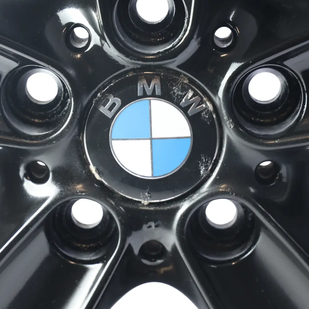 BMW E81 E82 E87 E88 Alloy Wheel Rim Black 16" Spider Spoke 140 ET:44 7J - SKU 6769401-4 - Part number 6769401