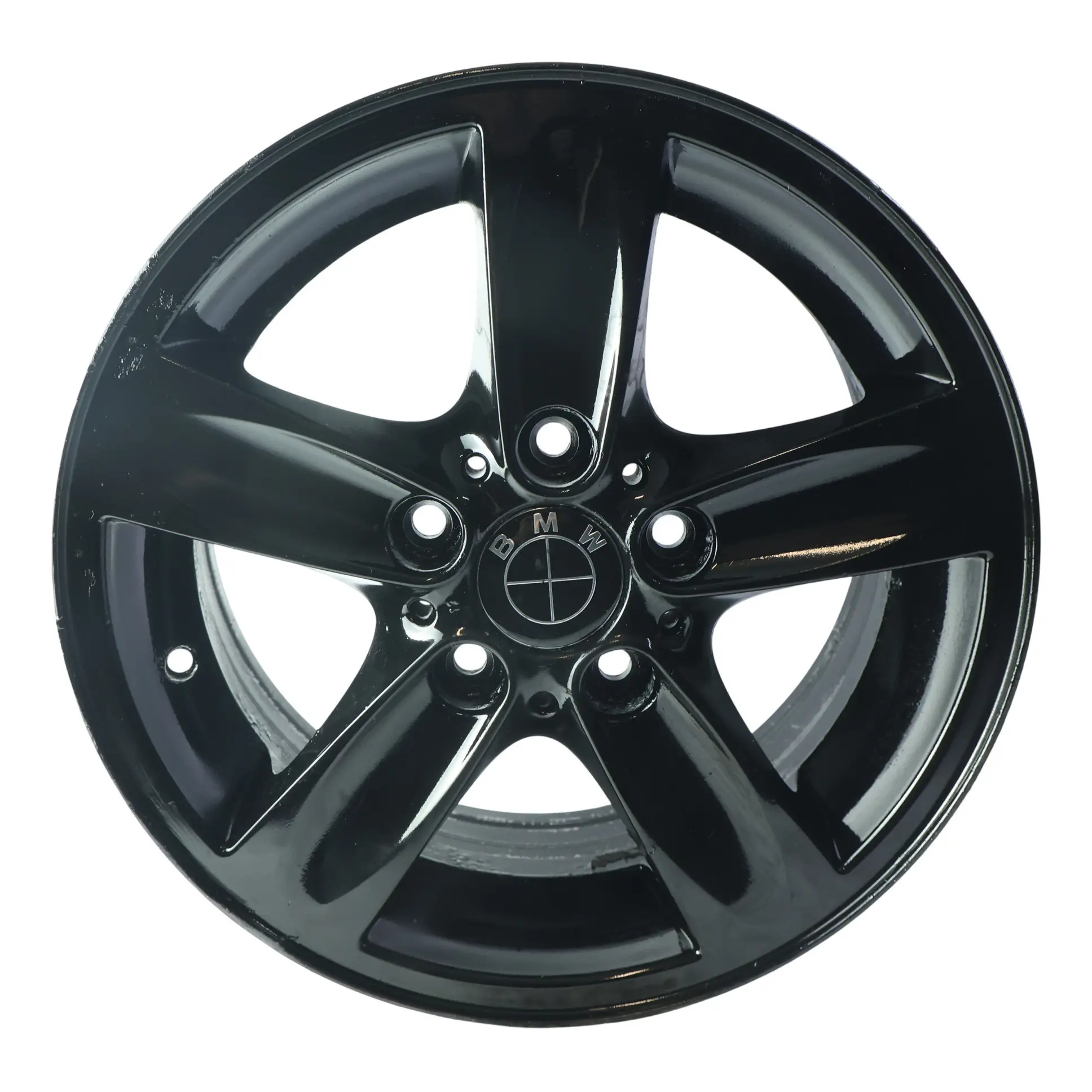 BMW E81 E82 E87 E88 Alloy Wheel Rim Black 16" Spider Spoke 140 ET:44 7J