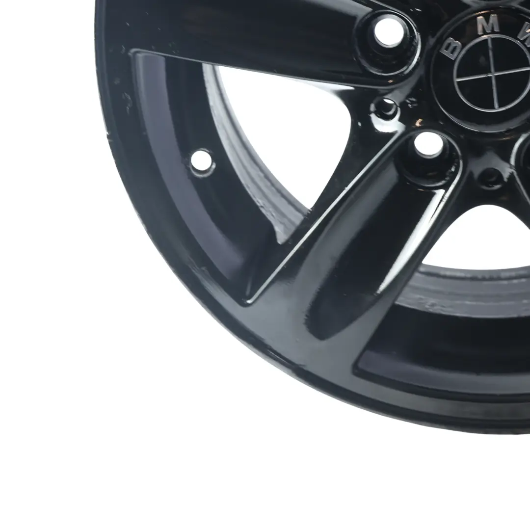 BMW E81 E82 E87 E88 Alloy Wheel Rim Black 16" Spider Spoke 140 ET:44 7J - SKU 6769401-6 - Part number 6769401