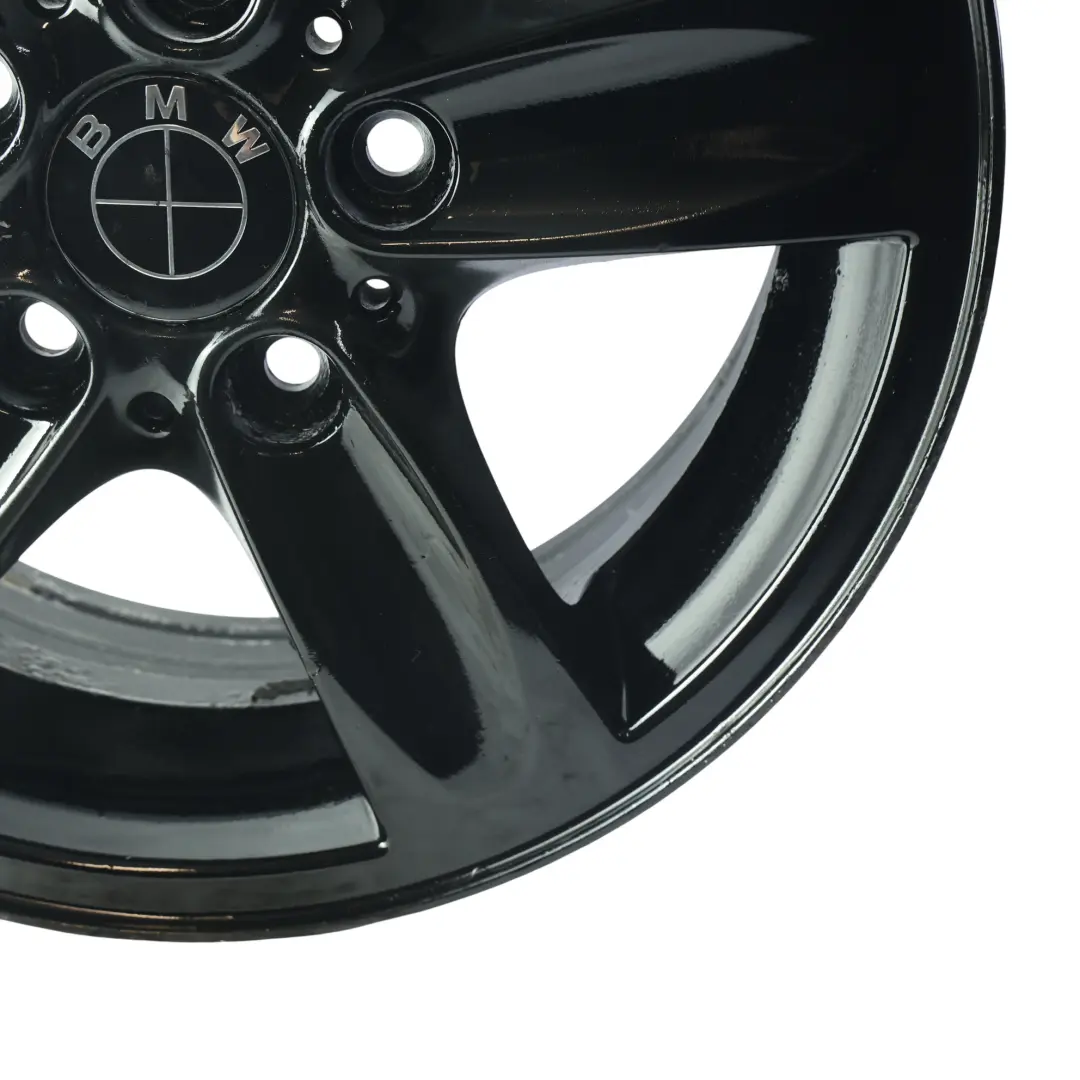 Alloy Wheel Rim Black 16" Spider Spoke 140 ET:44 7J to BMW E81 E82 E87 E88 with Part number 6769401 BMW E81 E82 E87 E88 Alloy Wheel Rim Black 16" Spider Spoke 140 ET:44 7J - SKU 6769401-6 - Part number 6769401