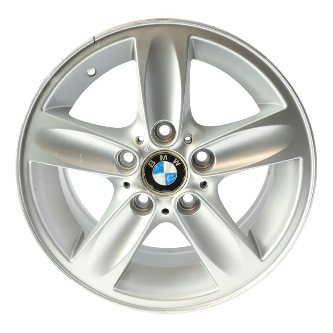 BMW E81 E82 E87 Llanta Aleación Plateada 16" Radios Spider 140 ET:44 7J - SKU 6769401-SL5 - Número de pieza 6769401