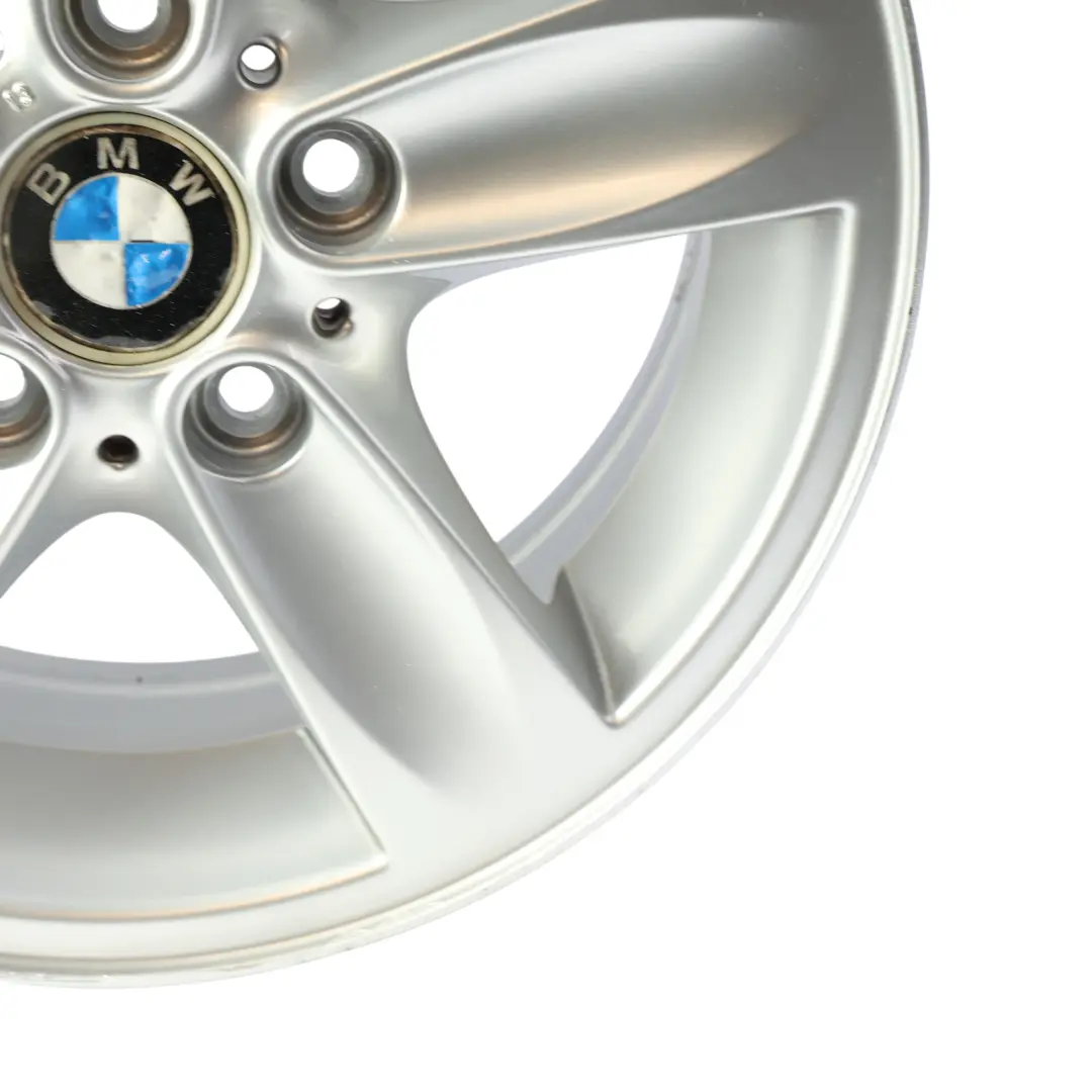 BMW E81 E82 E87 Llanta Aleación Plateada 16" Radios Spider 140 ET:44 7J - SKU 6769401-SL5 - Número de pieza 6769401