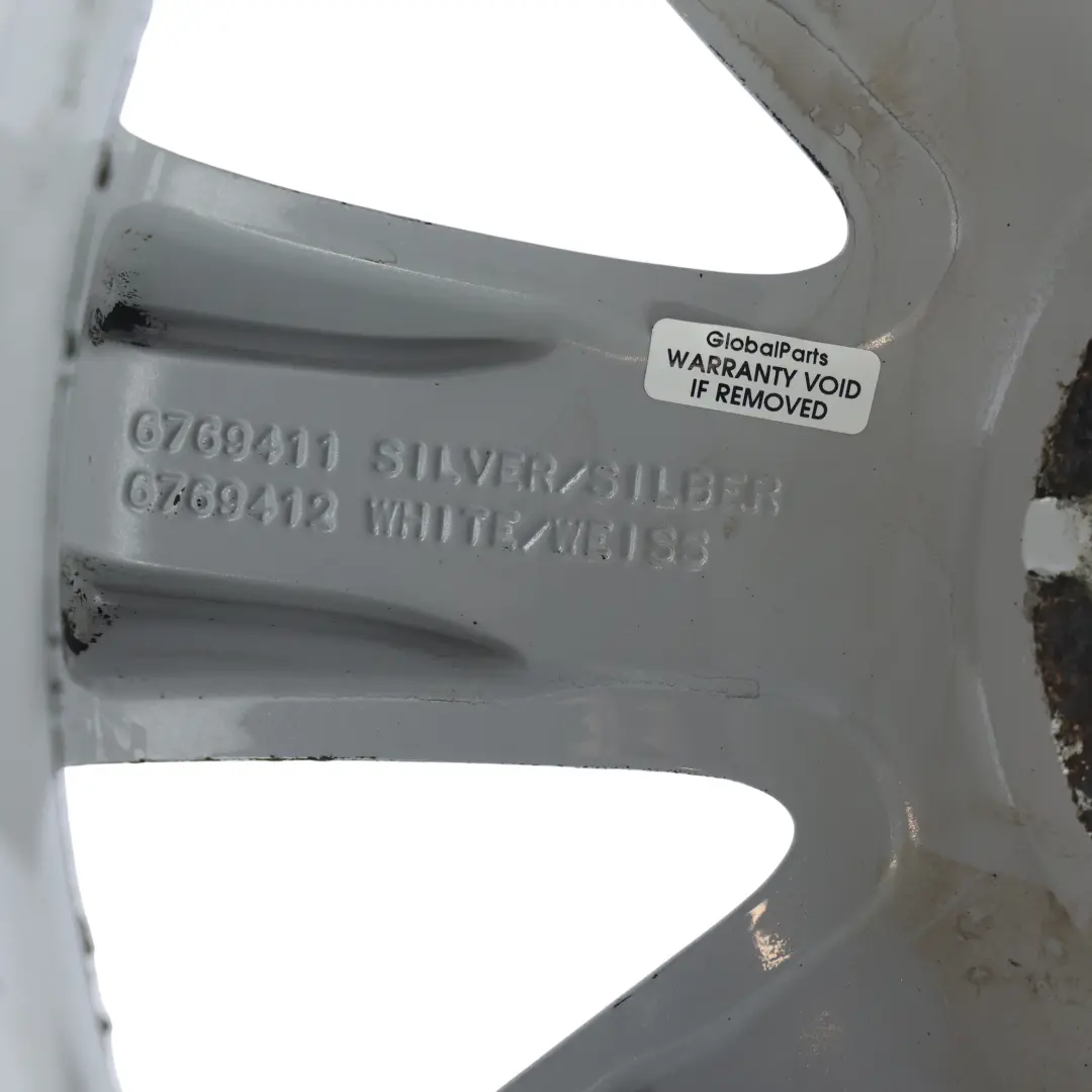 Mini Cooper One R50 R55 R56 Silver Wheel Alloy Rim 17" 7J ET:48 Crown Spoke 104 - SKU 6769411-1 - Part number 6769411
