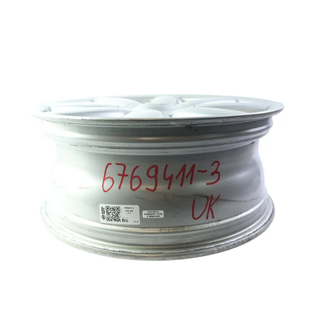 Mini R50 R55 R56 R57 Silver Wheel Alloy Rim 17" 7J Crown Spoke 104 - SKU 6769411-3 - Part number 6769411