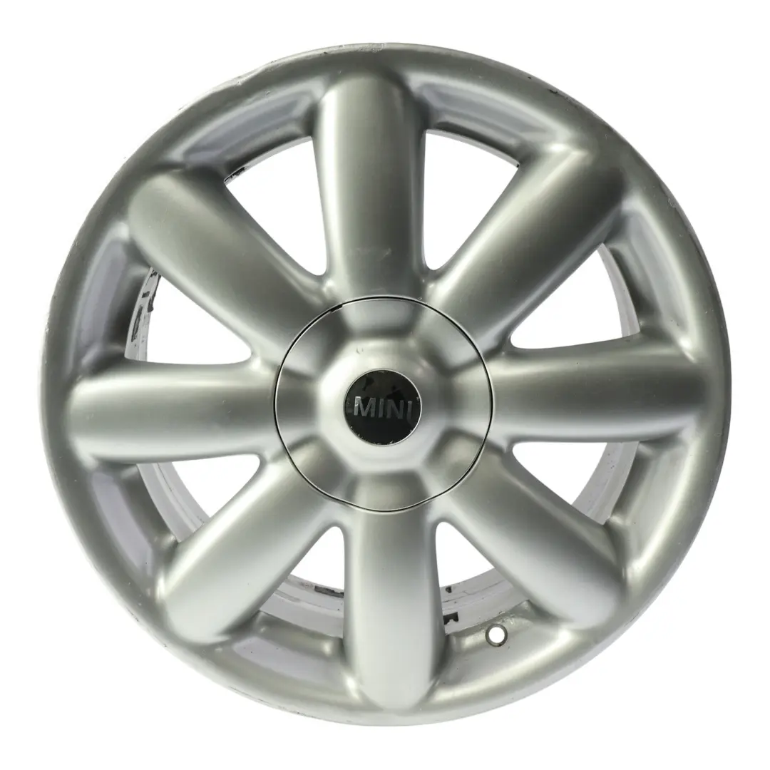 Alu Felge Alufelge 17" 7J ET:48 für Mini Cooper One R50 R53 R55 R56 Silver mit Teilenummer 6769411 Mini Cooper One R50 R53 R55 R56 Silver Alu Felge Alufelge 17" 7J ET:48 - SKU 6769411-SL2 - Teilenummer 6769411