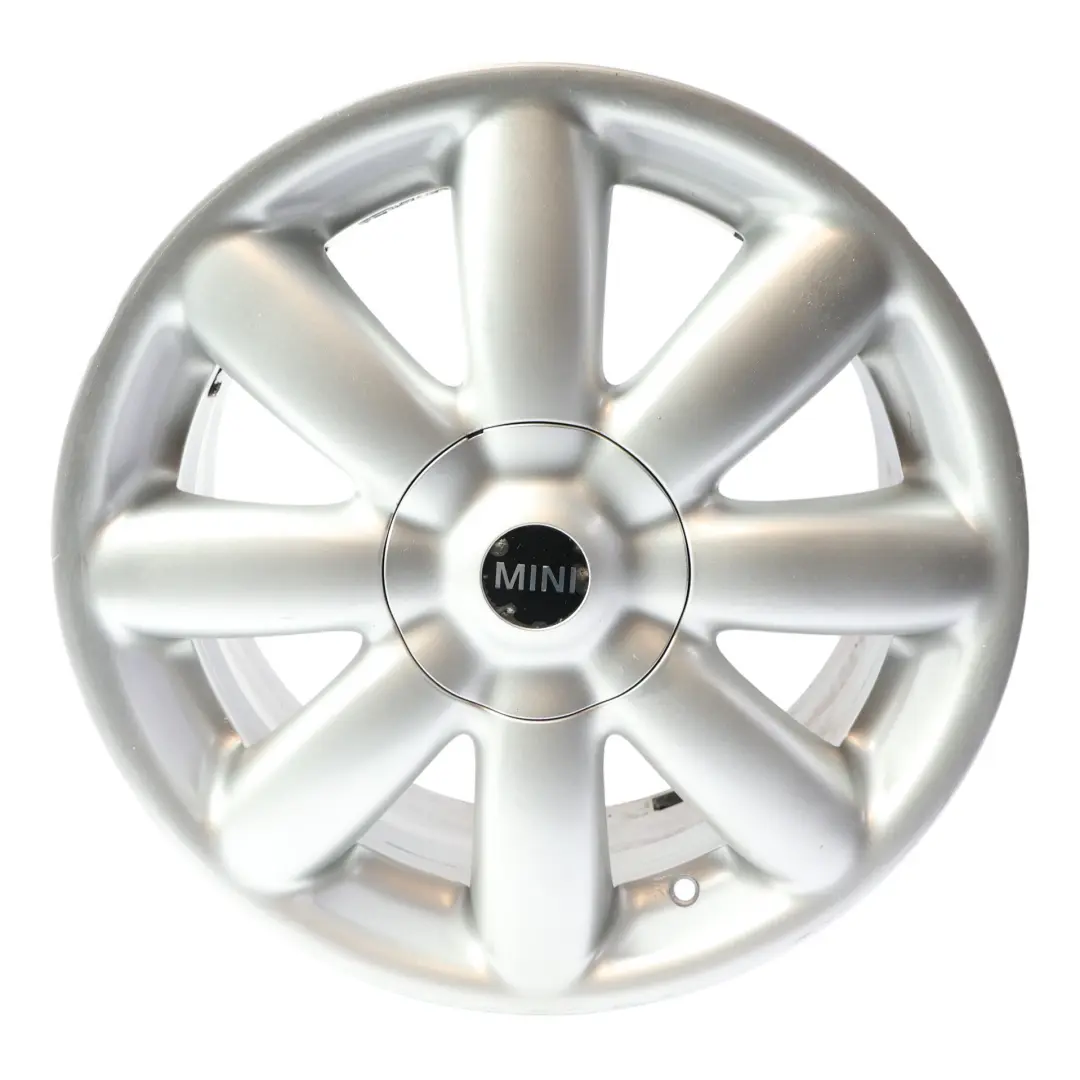 Alloy Rim 17" 7J Crown Spoke 104 to Mini Cooper One R50 R55 R56 R57 Silver Wheel with Part number 6769411 Mini Cooper One R50 R55 R56 R57 Silver Wheel Alloy Rim 17" 7J Crown Spoke 104 - SKU 6769411-SL4 - Part number 6769411