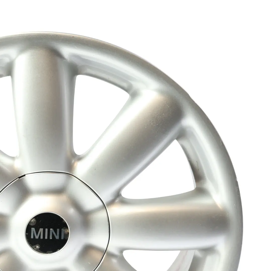 Srebrna Felga Aluminiowa 17" 7J Crown Spoke 104 do Mini One R50 R55 R56 R57 o numerze 6769411 Mini One R50 R55 R56 R57 Srebrna Felga Aluminiowa 17" 7J Crown Spoke 104 - SKU 6769411-SL4 - Numer Części 6769411