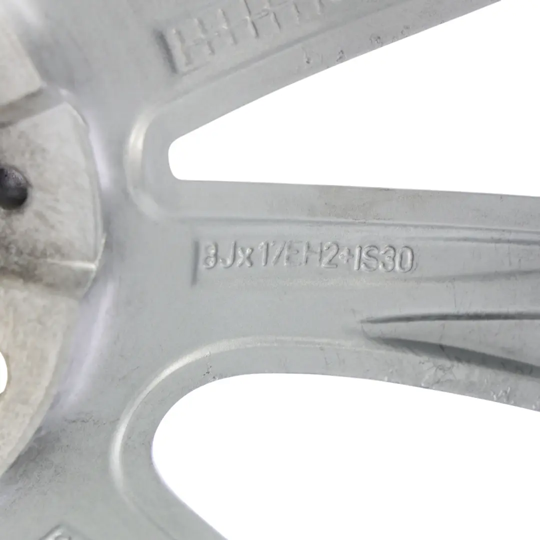 BMW F10 F11 F12 Silver Alloy Wheel Rim 17" V Spoke 236 8J ET:30 - SKU 6780720-SL2 - Part number 6780720