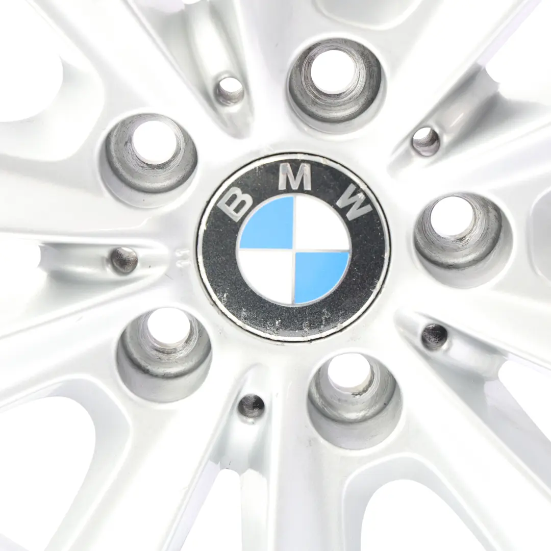 BMW F10 F11 F12 Silver Alloy Wheel Rim 17" V Spoke 236 8J ET:30 - SKU 6780720-SL2 - Part number 6780720