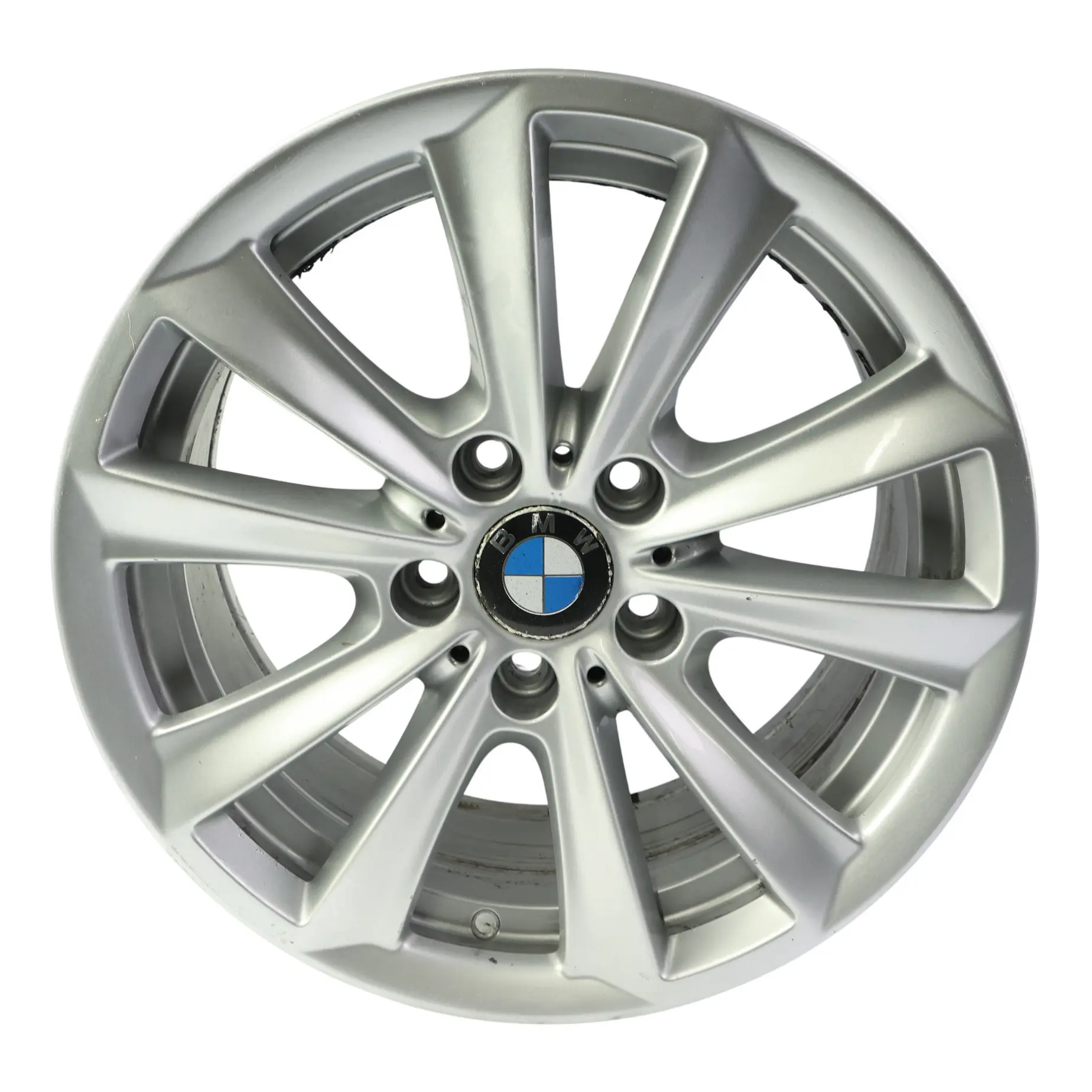 BMW F10 F11 F12 Silver Alloy Wheel Rim 17" V Spoke 236 8J ET:30 6780720