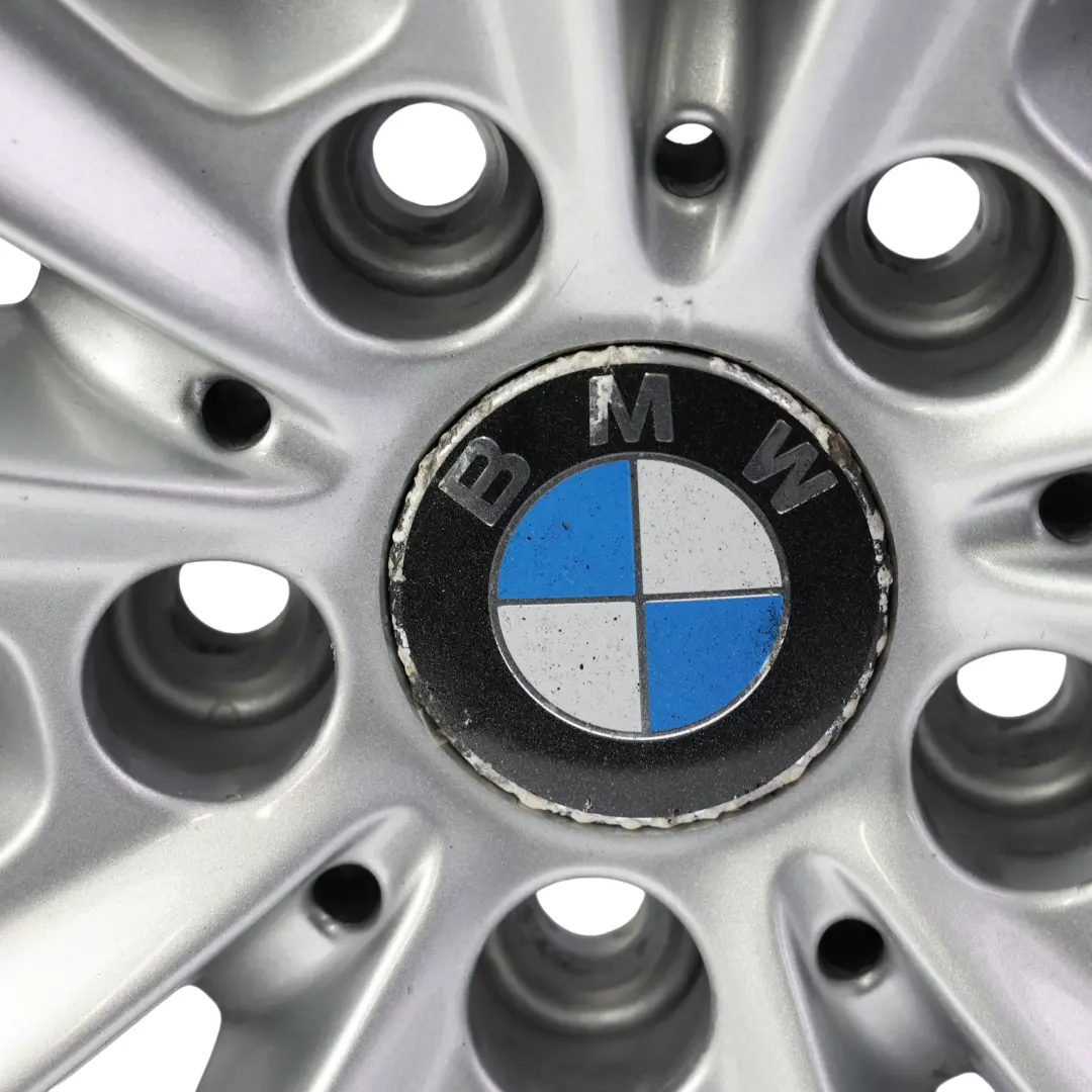 BMW F10 F11 F12 Silver Alloy Wheel Rim 17" V Spoke 236 8J ET:30 - SKU 6780720-SL3 - Numéro de pièce 6780720
