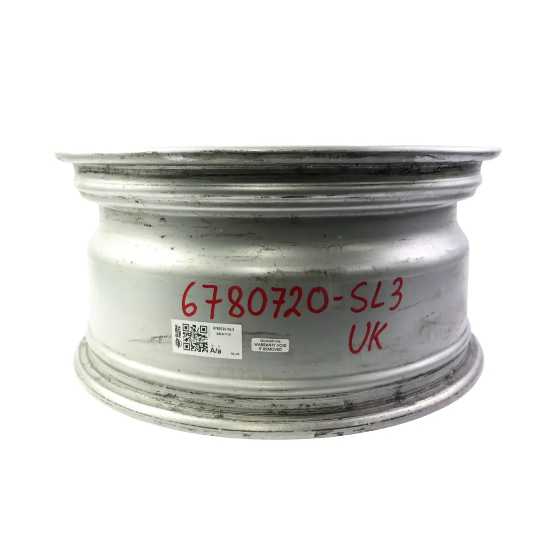 BMW F10 F11 F12 Silver Alloy Wheel Rim 17" V Spoke 236 8J ET:30 - SKU 6780720-SL3 - Numéro de pièce 6780720