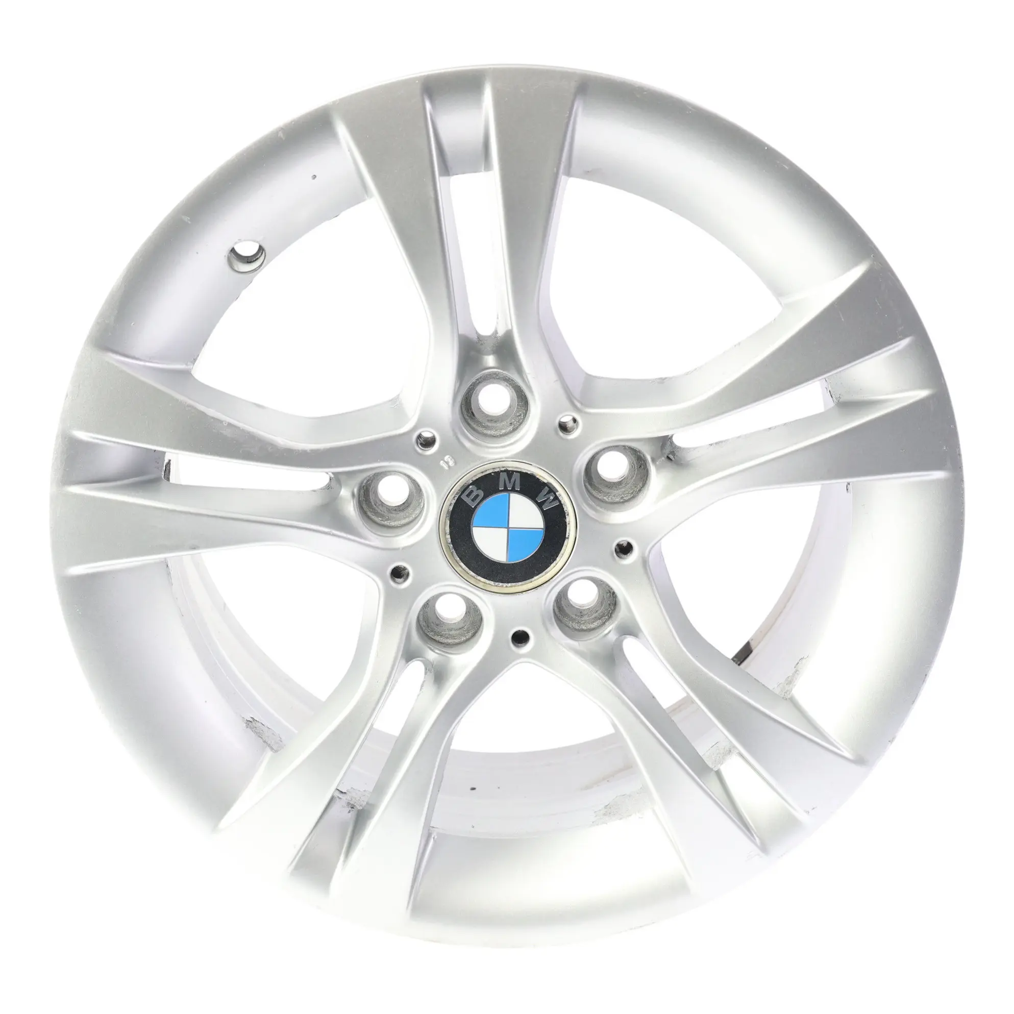 BMW E90 E91 Cerchio In Lega Argento 16" A Doppi Raggi 268 7J ET:31 6780907