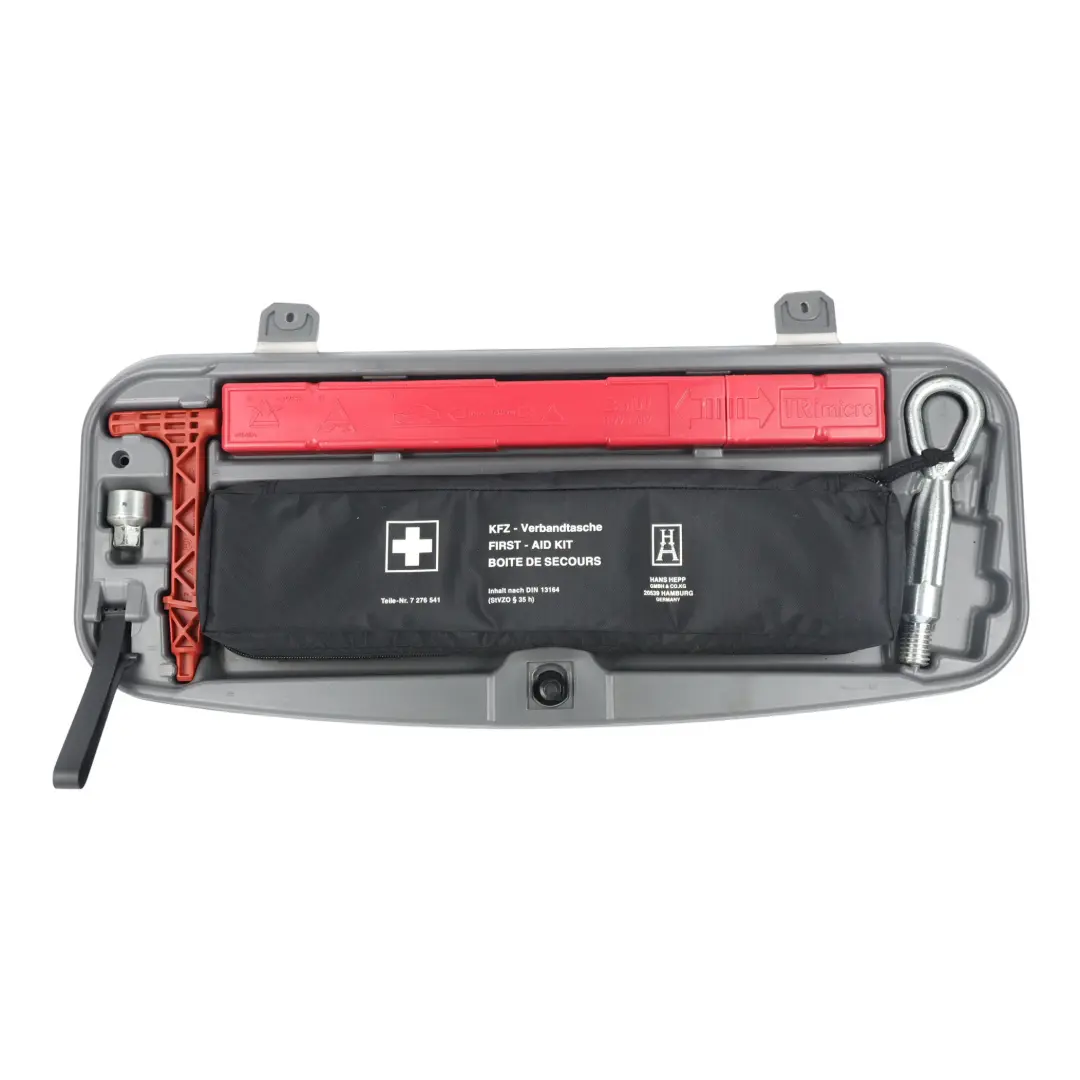 BMW F01 F02 Kit Caja Herramientas Botiquín Primeros Auxilios Triángulo - SKU 6784443-3 - Número de pieza 6784443