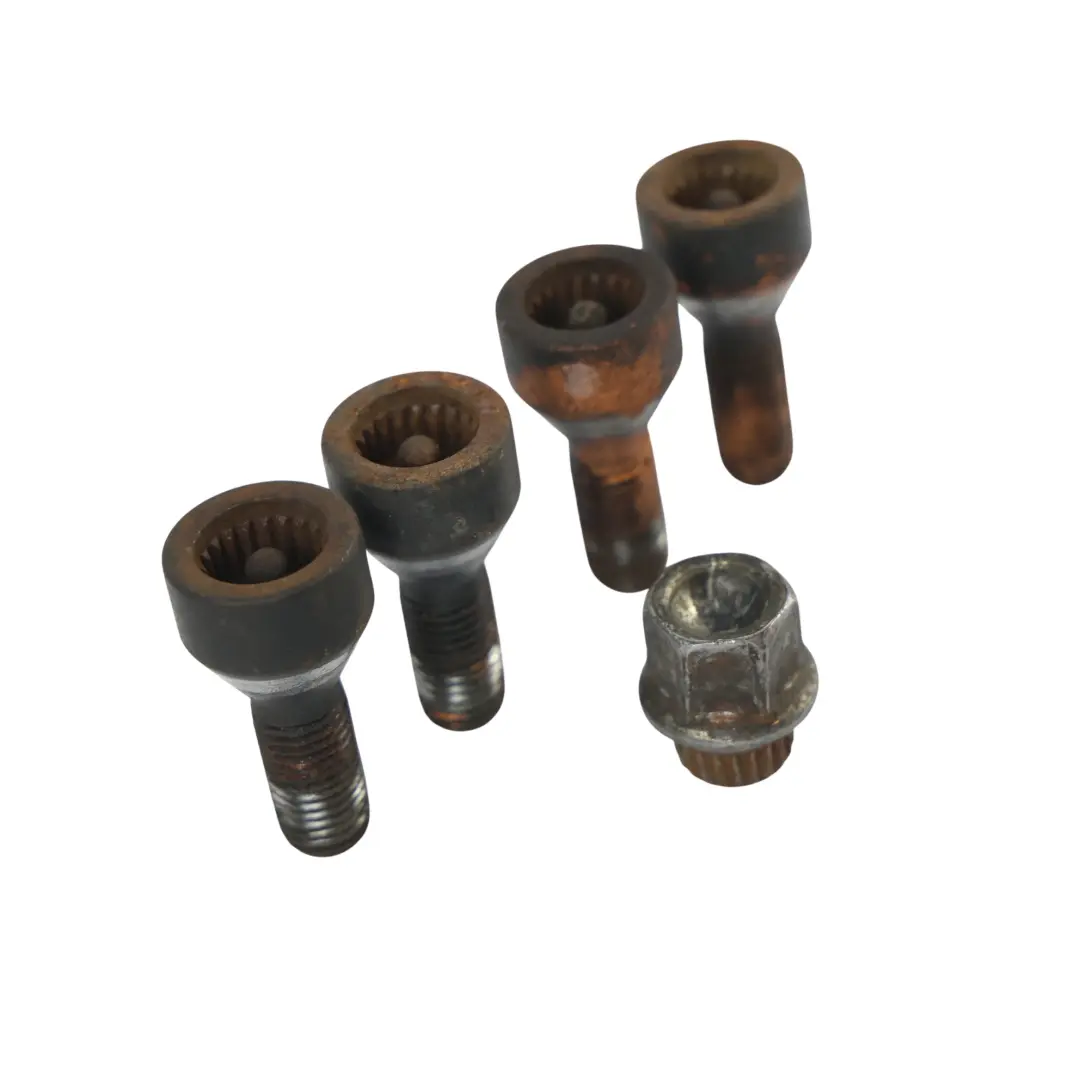BMW E46 E60 E61 E81 E82 E87 E90 E91 Set Locking Wheel Bolt Locks Security Nut - SKU 6786419-3 - Part number 6786419