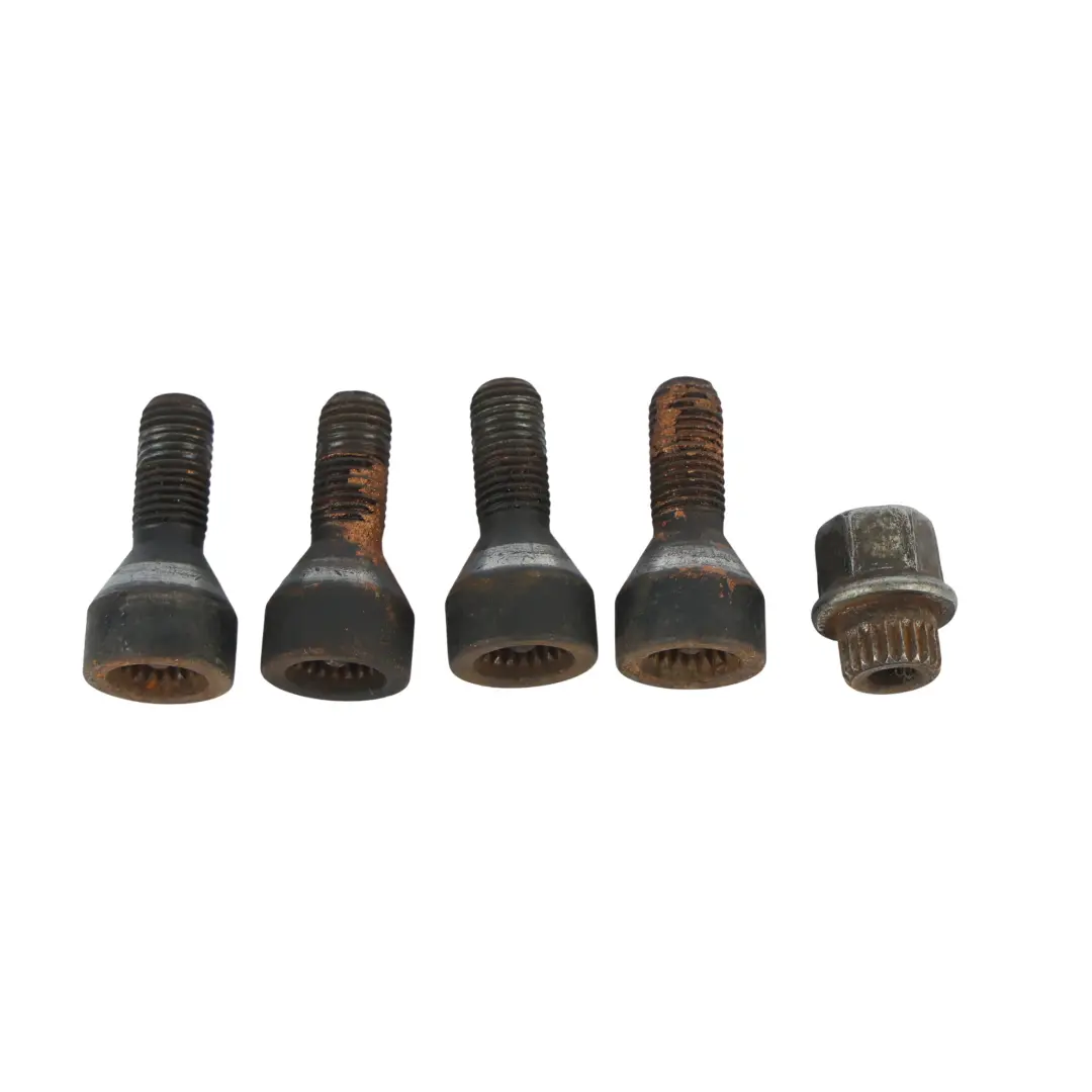 Set Locking Wheel Bolt Locks Security Nut to BMW E46 E60 E61 E81 E82 E87 E90 E91 with Part number 6786419 BMW E46 E60 E61 E81 E82 E87 E90 E91 Set Locking Wheel Bolt Locks Security Nut - SKU 6786419-3 - Part number 6786419