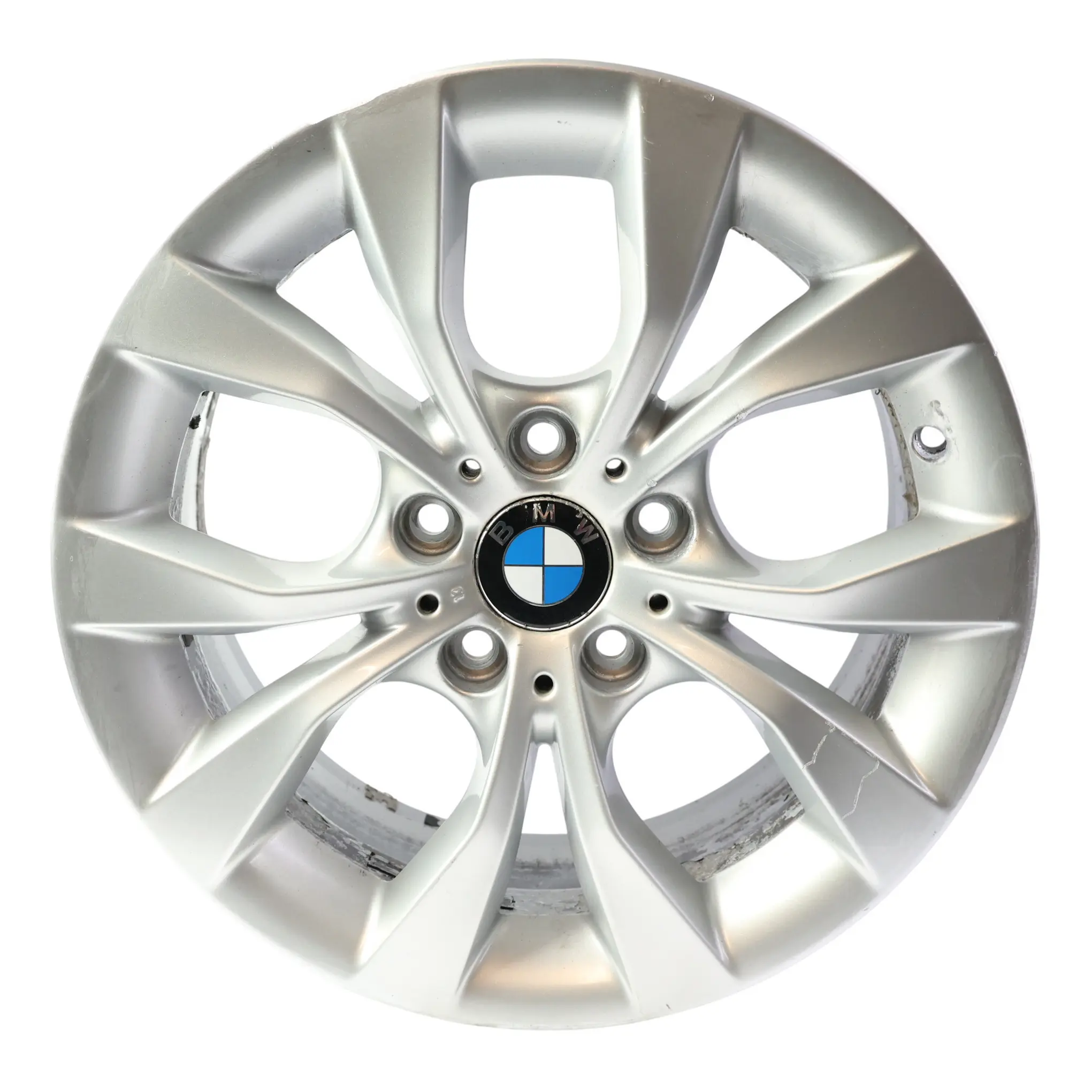 BMW X1 E84 Silver Wheel Alloy Rim 17" V Spoke 318 ET:34 7,5J 6789141