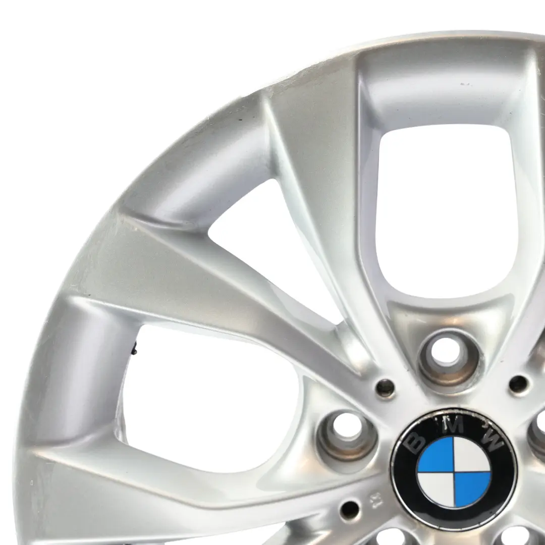 Alloy Rim 17" V Spoke 318 ET:34 7,5J to BMW X1 E84 Silver Wheel with Part number 6789141 BMW X1 E84 Silver Wheel Alloy Rim 17" V Spoke 318 ET:34 7,5J - SKU 6789141-SL3 - Part number 6789141