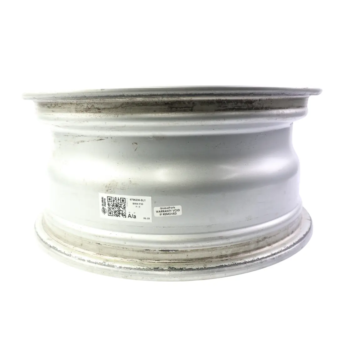 BMW F30 F31 F36 Jante Alliage Argent 16" 7J ET:31 V-spoke 390 - SKU 6796236-SL1 - Numéro de pièce 6796236
