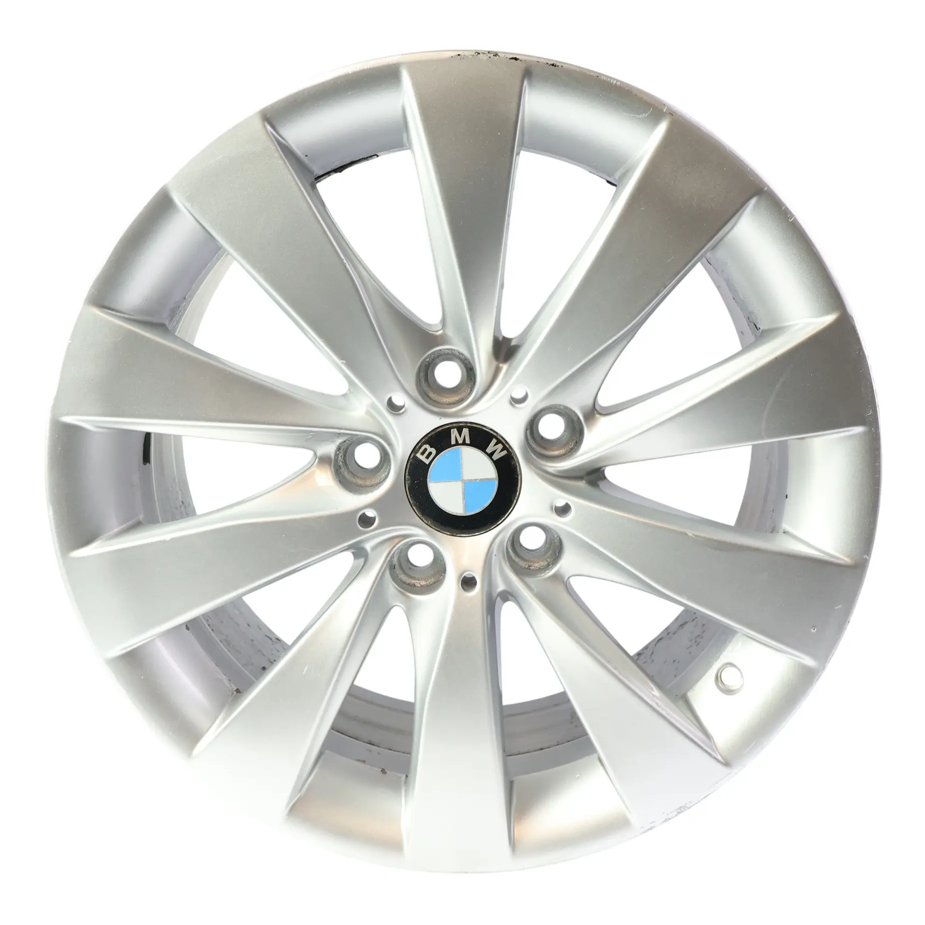 BMW F30 F31 F32 Silver Alloy Wheel Rim 17" V Spoke 413 7,5J ET:37 6796240