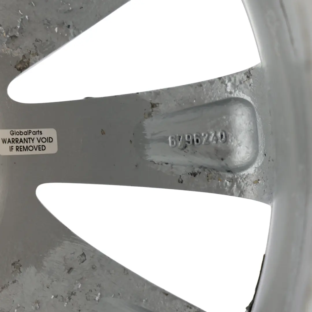 BMW F30 F31 F32 llanta de aleación de plata 17 "V Spoke 413 7,5J ET:37 - SKU 6796240-SL1 - Número de pieza 6796240