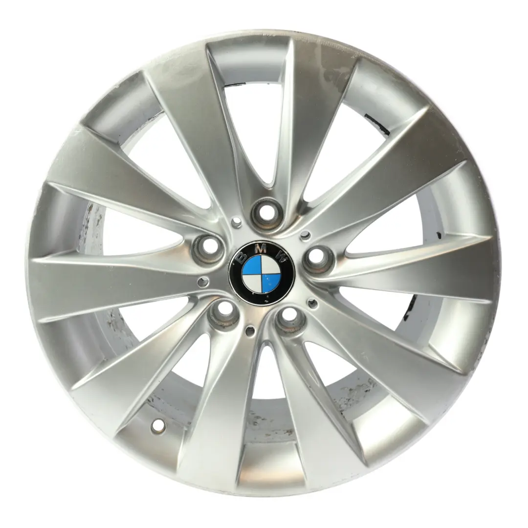 BMW F30 F31 F32 Silver Alloy Wheel Rim 17" V Spoke 413 7,5J ET:37 - SKU 6796240-SL2 - Part number 6796240