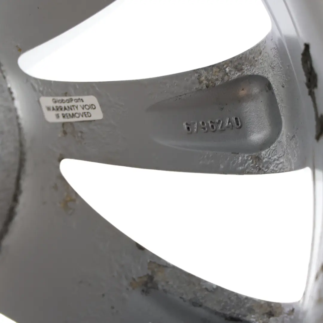 BMW F30 F31 F32 llanta de aleación de plata 17 "V Spoke 413 7,5J ET:37 - SKU 6796240-SL2 - Número de pieza 6796240