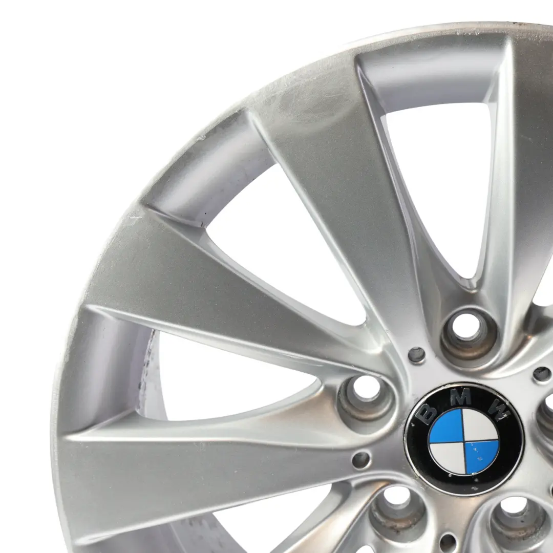 BMW F30 F31 F32 Silver Alloy Wheel Rim 17" V Spoke 413 7,5J ET:37 - SKU 6796240-SL2 - Part number 6796240