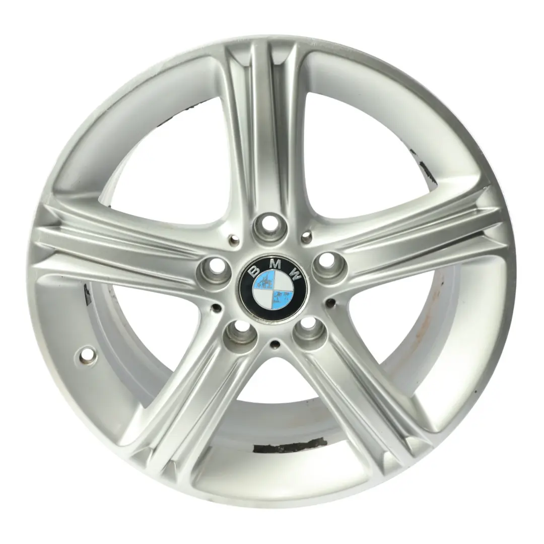 BMW F30 F31 F32 Silver Alloy Wheel Rim 17" Star Spoke 393 7,5J ET:37 - SKU 6796242-SL3 - Part number 6796242
