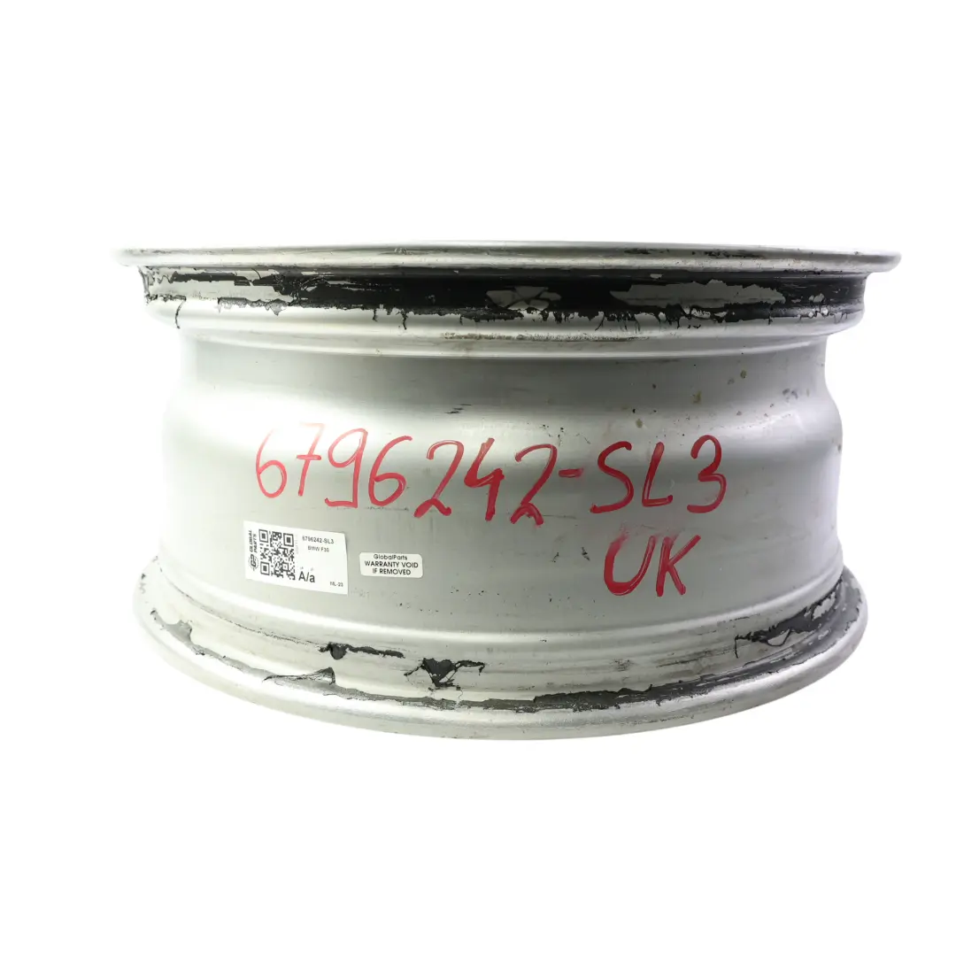 Alloy Wheel Rim 17" Star Spoke 393 7,5J ET:37 to BMW F30 F31 F32 Silver with Part number 6796242 BMW F30 F31 F32 Silver Alloy Wheel Rim 17" Star Spoke 393 7,5J ET:37 - SKU 6796242-SL3 - Part number 6796242