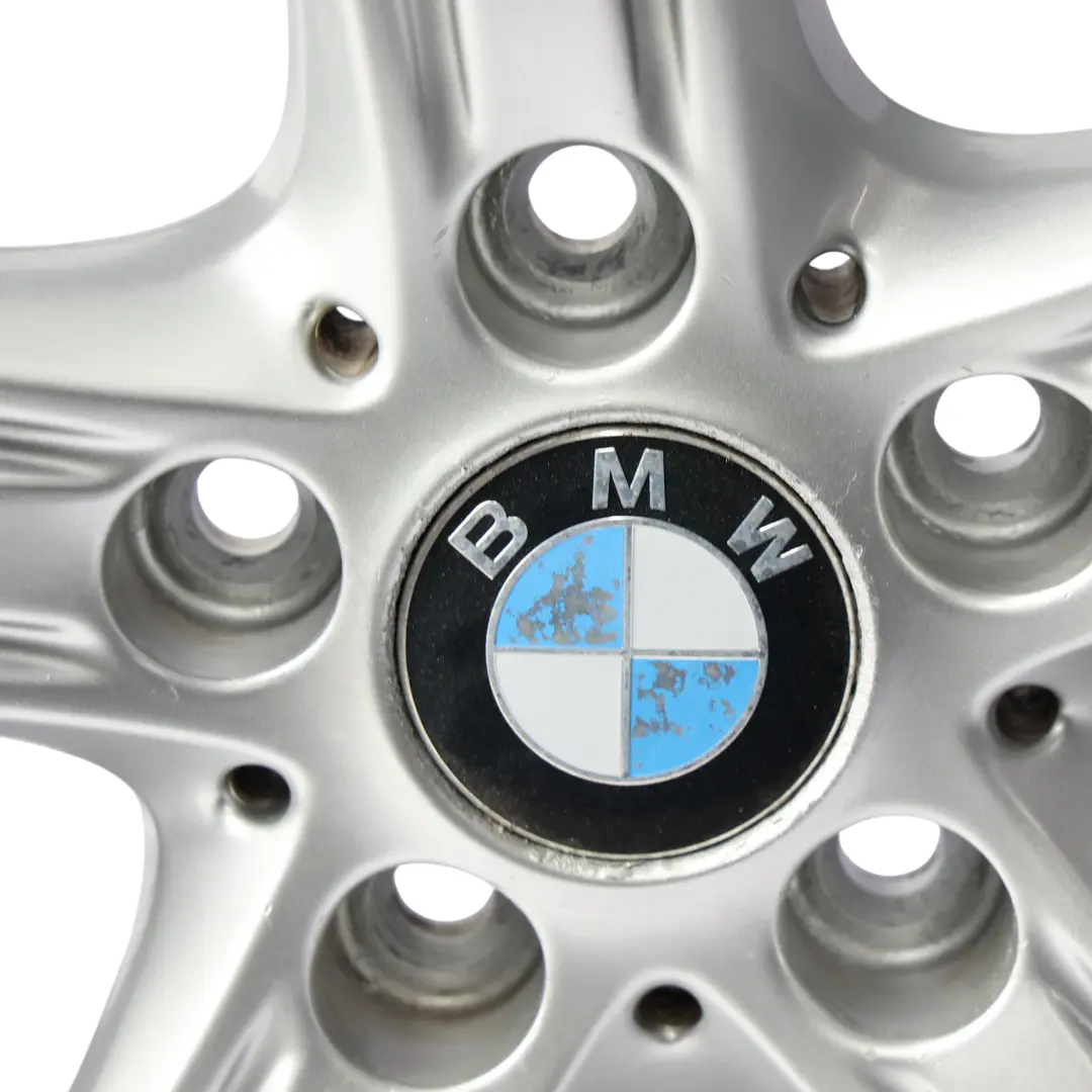 BMW F30 F31 F32 Silver Alloy Wheel Rim 17" Star Spoke 393 7,5J ET:37 - SKU 6796242-SL3 - Part number 6796242