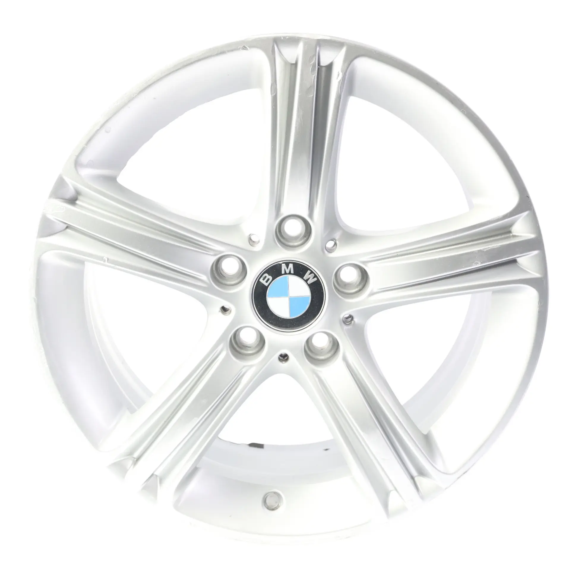 BMW F30 F31 F32 Silver Alloy Wheel Rim 17" Star Spoke 393 ET:37 7,5J 6796242