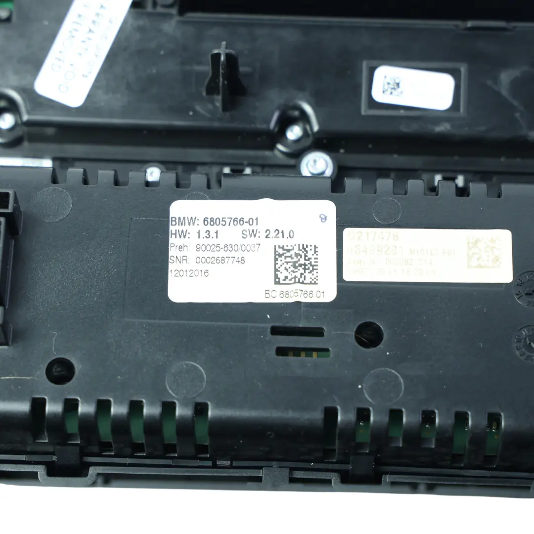 BMW F10 LCI F11 Panel Sterowania Klimatyzacją Radio Przełącznik - SKU 6805766 - Numer Części 6805766
