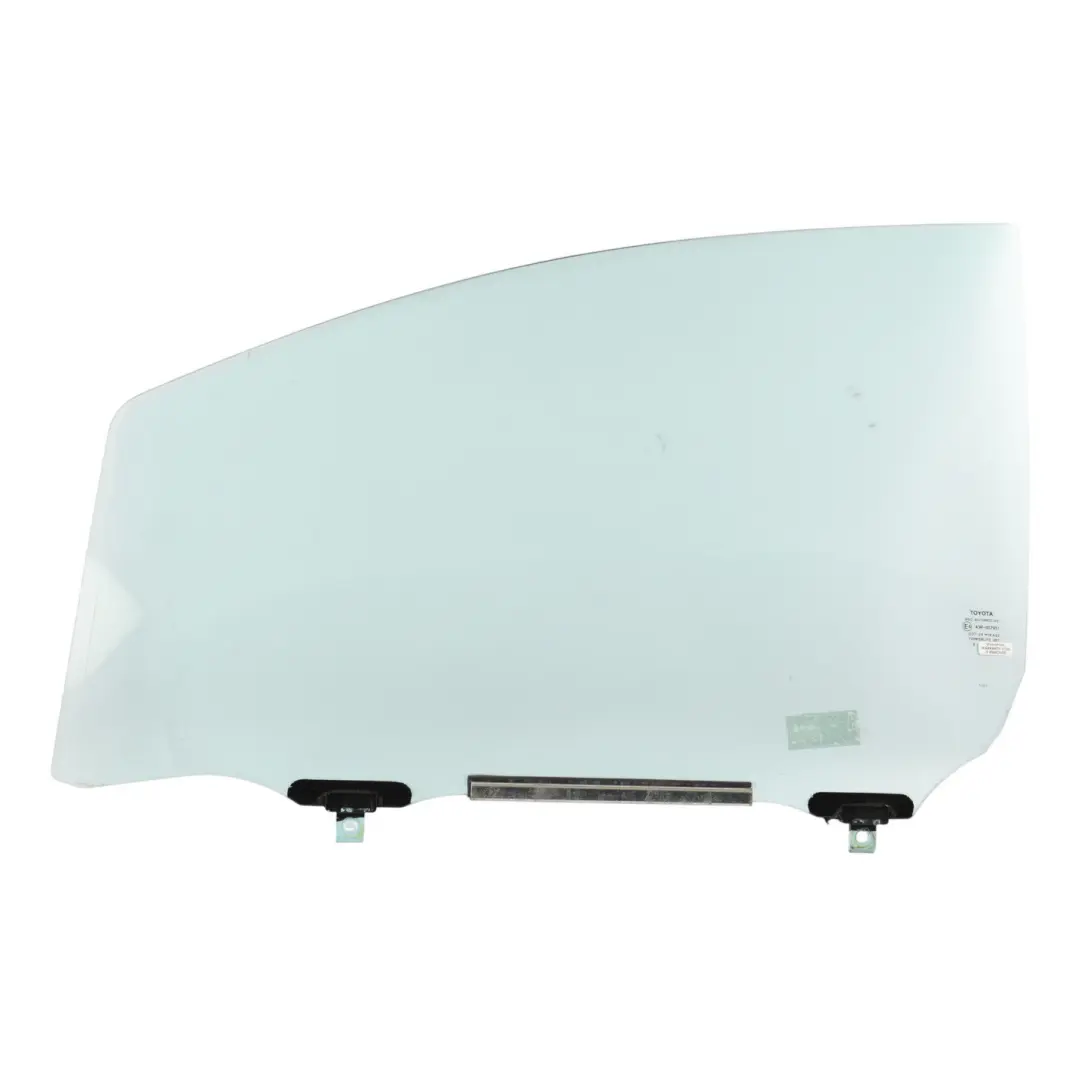 Front Door Window Glass Glazing Green Left N/S to Toyota Yaris P9 with Part number 681200D072 Toyota Yaris P9 Front Door Window Glass Glazing Green Left N/S - SKU 681200D072 - Part number 681200D072