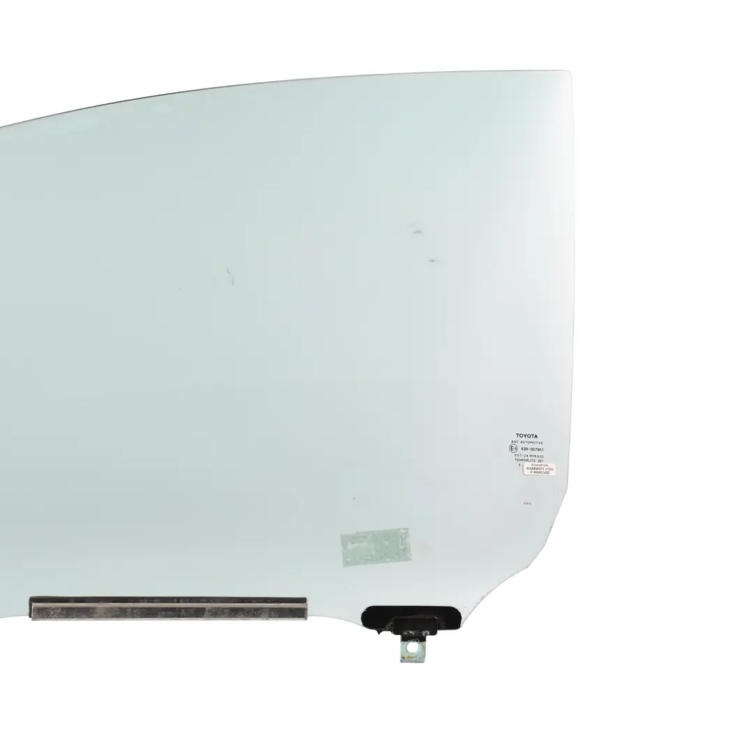 Front Door Window Glass Glazing Green Left N/S to Toyota Yaris P9 with Part number 681200D072 Toyota Yaris P9 Front Door Window Glass Glazing Green Left N/S - SKU 681200D072 - Part number 681200D072