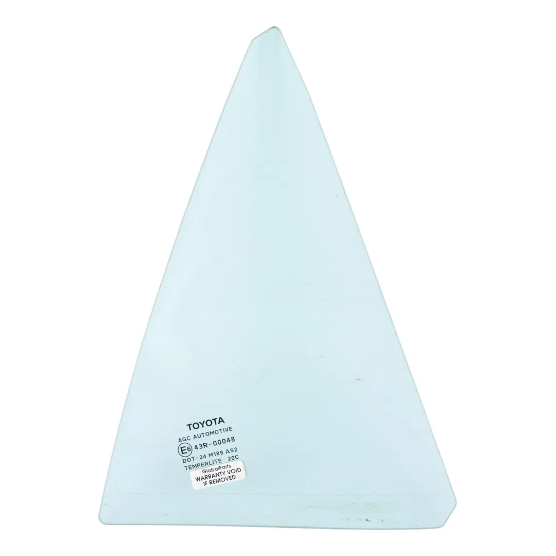 Toyota Auris E15 Mk1 Rear Quarter Glass Right O/S - SKU 6812302170 - Part number 6812302170