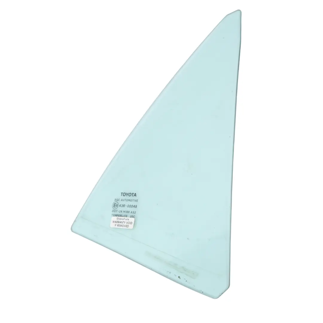 Toyota Auris E15 Mk1 Rear Quarter Glass Right O/S - SKU 6812302170 - Part number 6812302170