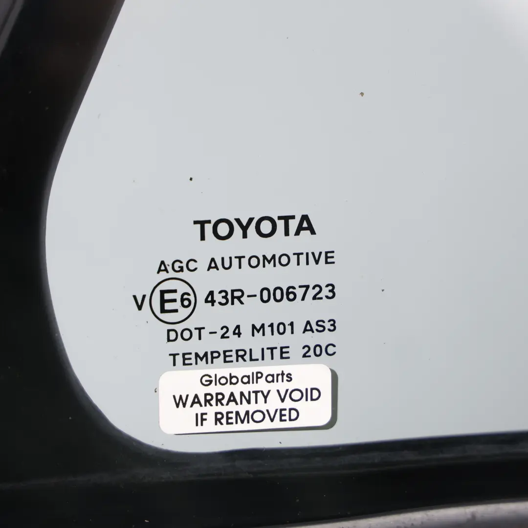 Toyota Avensis T270 Szyba Boczna Tylna Prawa Ciemna AS3 - SKU 6812305110 - Numer Części 6812305110