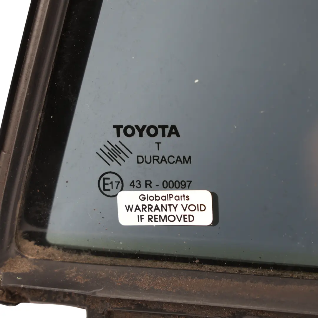 Toyota Verso MK2 Rear Door Quarter Glass Right O/S - SKU 681230F010 - Part number 681230F010