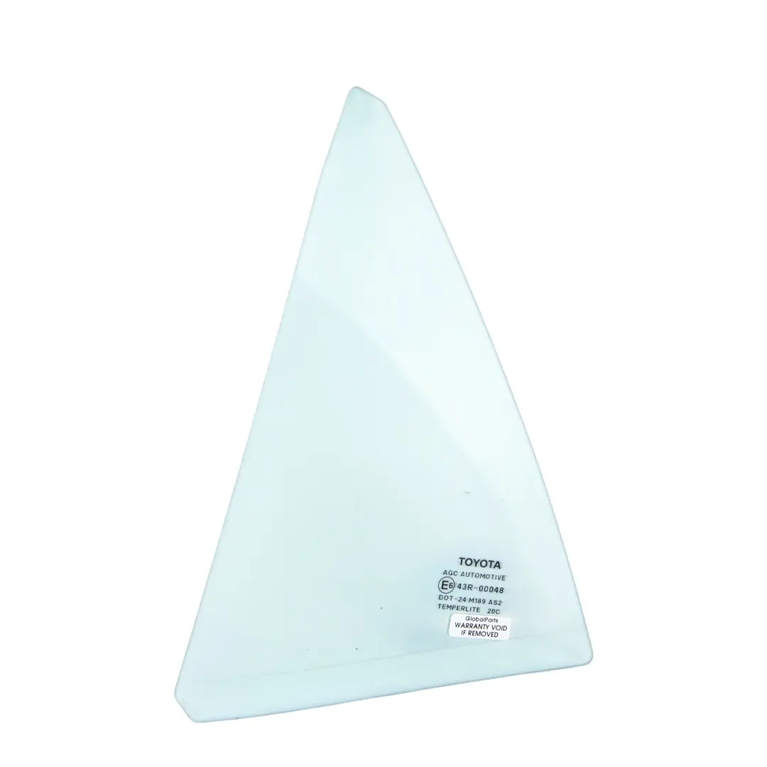 Quarter Window Glass Left N/S Side to Toyota Auris E15 Rear with Part number 6812402170 Toyota Auris E15 Rear Quarter Window Glass Left N/S Side - SKU 6812402170 - Part number 6812402170