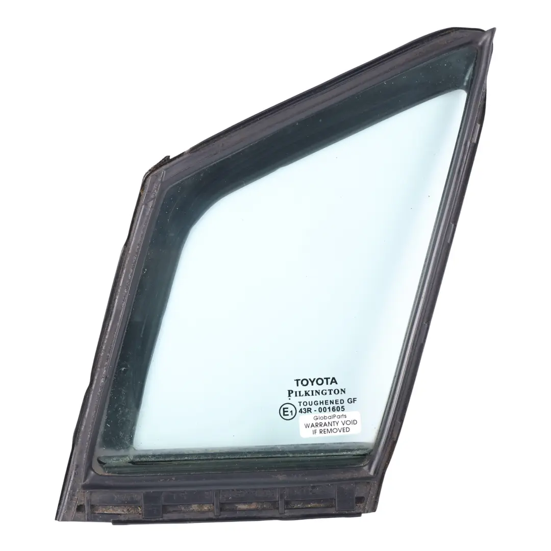 Vitre Fixe Porte Avant Gauche pour Toyota Avensis T270 à propos du numéro de pièce 6812605010 Toyota Avensis T270 Vitre Fixe Porte Avant Gauche - SKU 6812605010 - Numéro de pièce 6812605010