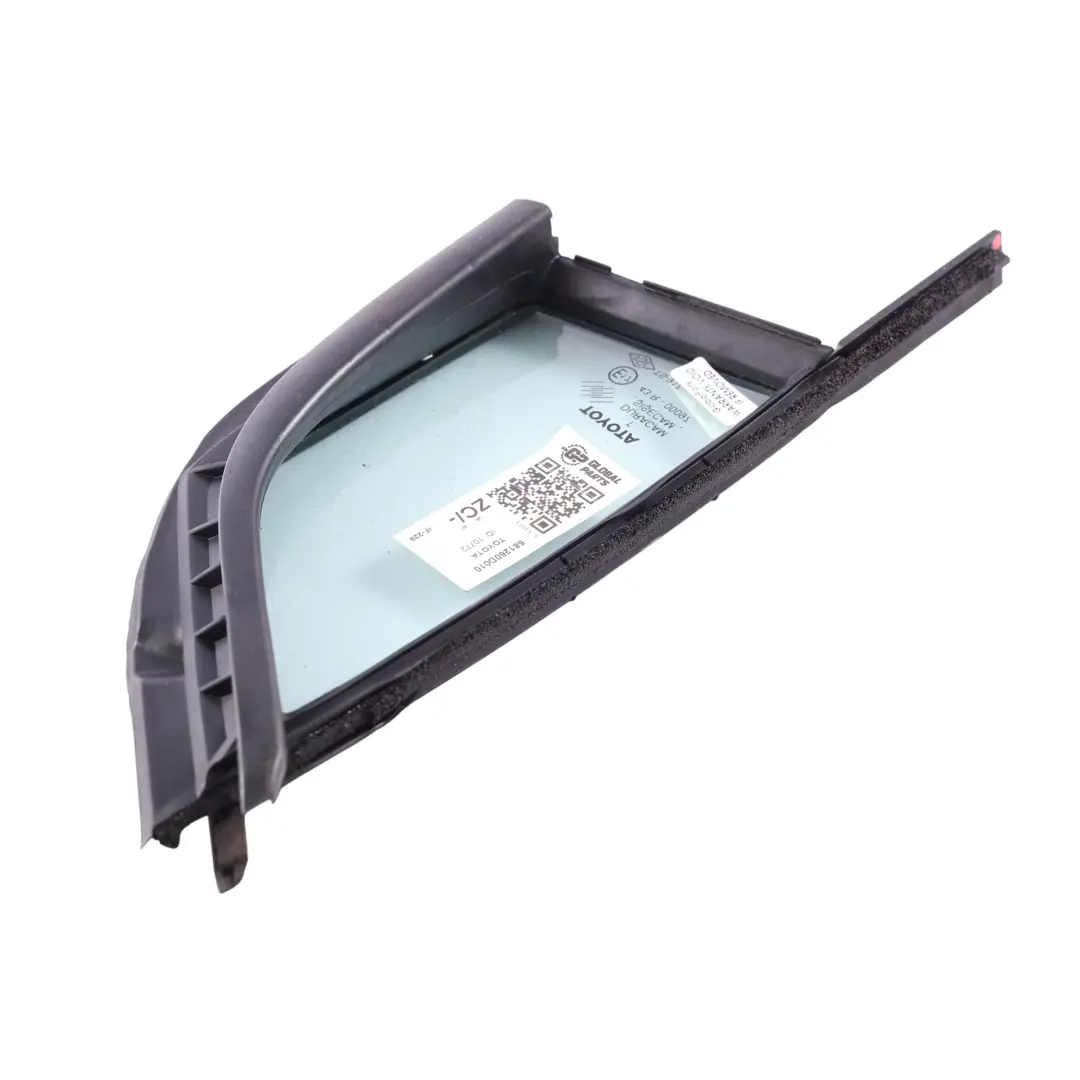 Toyota Yaris Mk2 Vetro Deflettore Porta Anteriore Sinistra - SKU 681260D010 - Numero di parte 681260D010