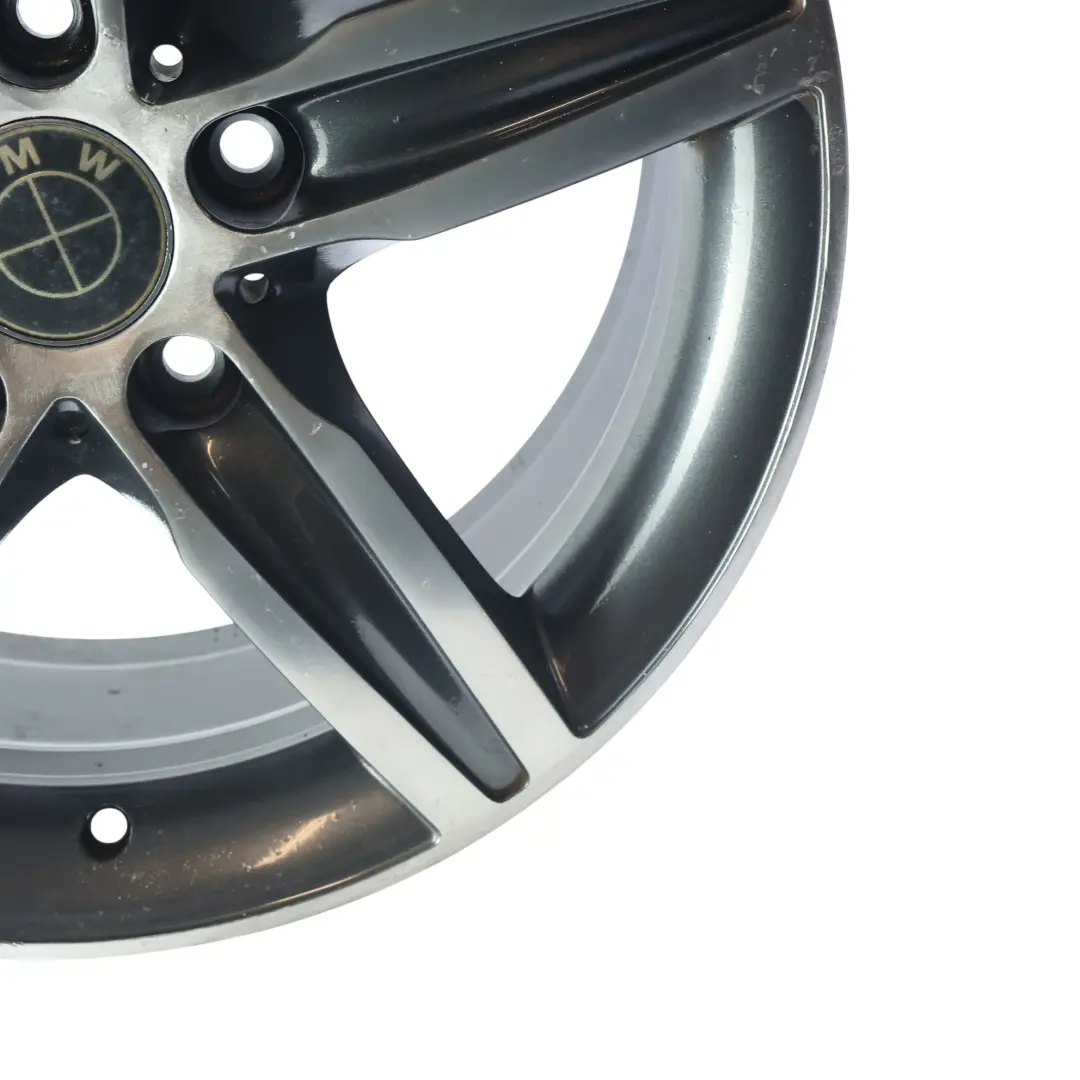 Llanta de Aleacion Negra 17" Radio Estrella 379 7,5J ET:43 para BMW F20 F21 con número de pieza 6850151 BMW F20 F21 Llanta de Aleacion Negra 17" Radio Estrella 379 7,5J ET:43 - SKU 6850151-1 - Número de pieza 6850151