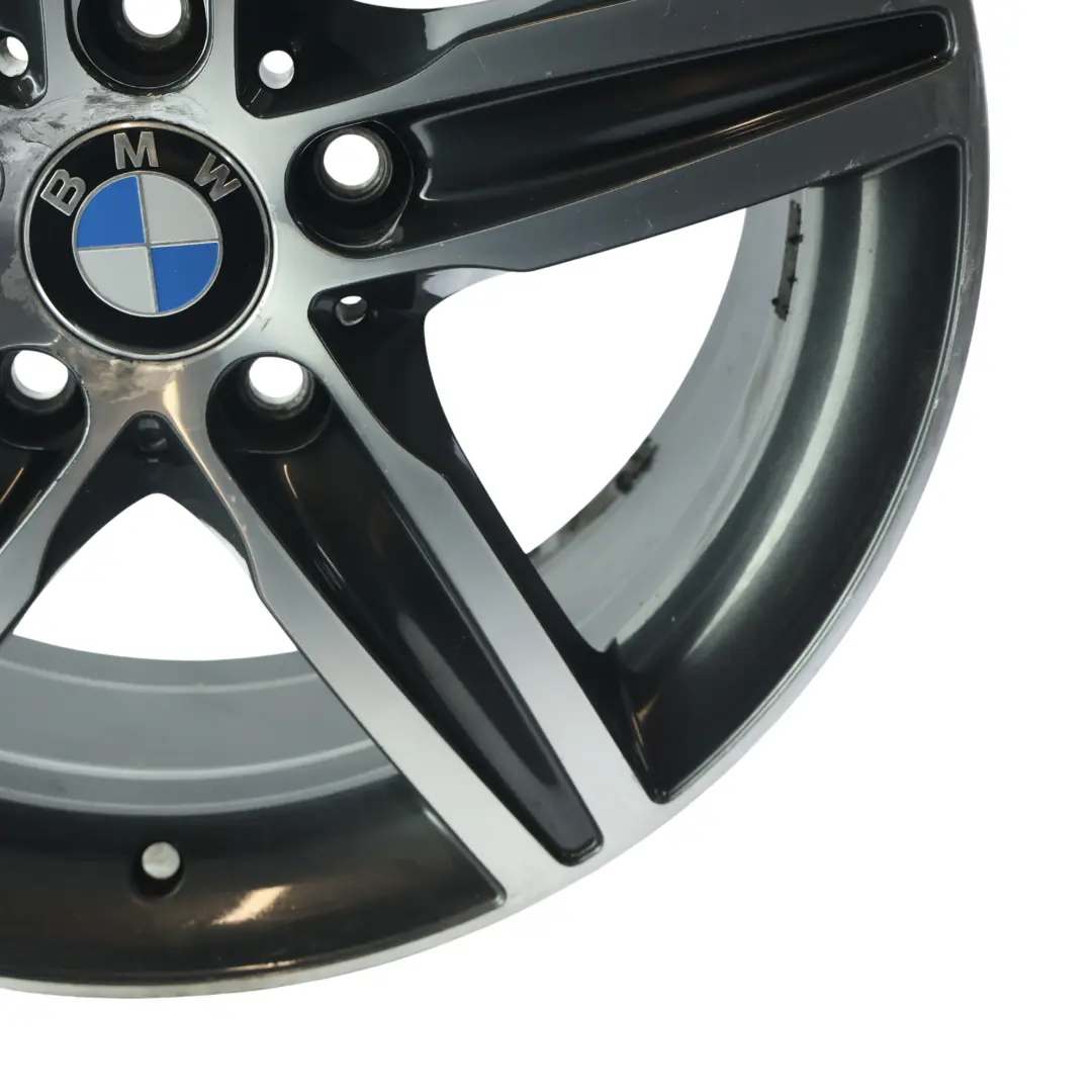 Grey Alloy Wheel Rim 17" Star Spoke 379 ET:43 7,5J to BMW F20 F21 F22 F23 with Part number 6850151 BMW F20 F21 F22 F23 Grey Alloy Wheel Rim 17" Star Spoke 379 ET:43 7,5J - SKU 6850151-13 - Part number 6850151