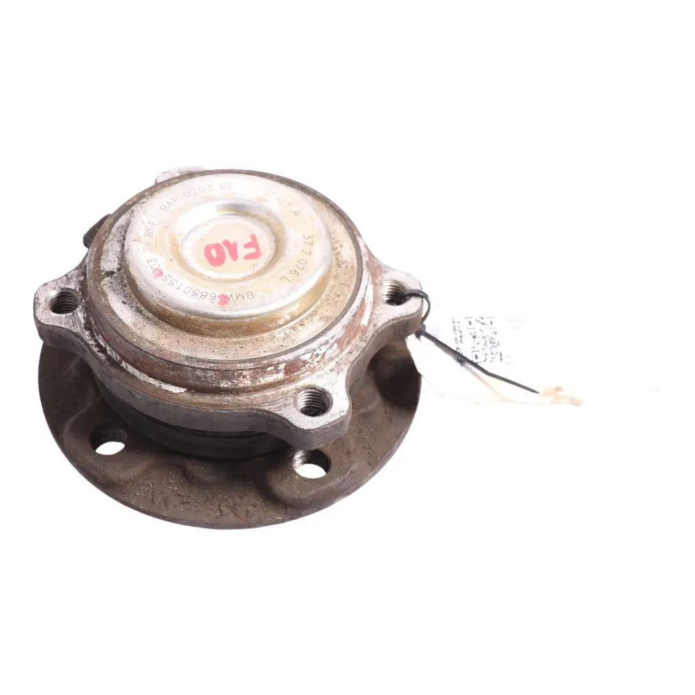 Hub Bearing Front Axle Suspension Flange Left Right N/O/S to BMW F10 Wheel with Part number 6850155 BMW F10 Wheel Hub Bearing Front Axle Suspension Flange Left Right N/O/S - SKU 6850155 - Part number 6850155
